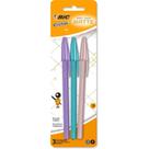 Caneta Esferografica Cristal Mate AZ/RX/RS BL.C/03