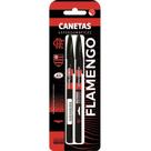 Caneta Esferográfica Flamengo 1.0MM Azul Blister com 02