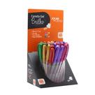 Caneta Esferográfica Gel Brilho Ponta Media 1.0Mm 9 Cores Display c/ 60 unidades Leonora - 97346