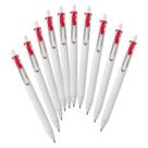 Caneta Esferográfica Gel Mitsubishi Uni-Ball One UMNS38 Vermelha 0,38 mm Pacote com 10