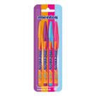 Caneta Esferográfica Jet Lux Mentos Compactor com 4 cores