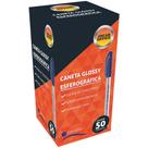 Caneta Esferografica Jocar Glossy 1.0Mm Preta Leonora Cx.C/50