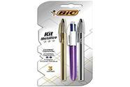 Caneta Esferografica Kit Premium Metalico