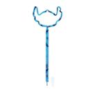 Caneta Esferográfica Molin do Brasil Face Azul 1.0MM Stitch Escrita Suave 1 Unidade Azul