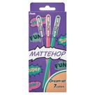 Caneta esferográfica Pentel Color Matte Hop Dream 7 cores K110-V7STC