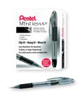 Caneta esferográfica Pentel Mini R.S.V.P. Stick Black Ink, pacote com 12