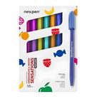 Caneta Esferográfica Pentop Sensations Ponta Fina 0.7mm Perfumada 10 Cores Newpen Caneta Esferográfica Pentop Sensations Ponta Fina 0.7mm Perfumada 10 Cores Newpen