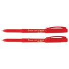 Caneta Esferográfica Pilot Bp-1 Inox 1.0mm Vermelho 2 Unidad
