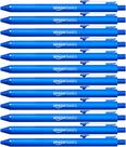 Caneta esferográfica retrátil Amazon Basics azul, pacote com 12