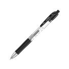 Caneta esferográfica retrátil ponta bullet 0.7mm preta Deli