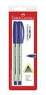 Caneta Esferográfica Trilux Ponta Fina Azul - Faber-castell