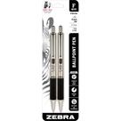 Caneta Esferográfica Zebra Pen F-402 - Ponta Fina 0,7 mm - Aço Inoxidável
