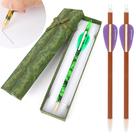 Caneta esferográfica ZSHJGJR Archery Archery Arrow Shape 23,3 cm com caixa de presente Caneta esferográfica ZSHJGJR Archery Archery Arrow Shape 23,3 cm com caixa de presente