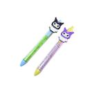 Caneta Esolar c/ Labirinto Hello Kitty Kuromi Cores Sortidas