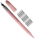 Caneta Estilete Precisão Cartonagem Scrapbook + 15 Lâminas.