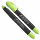 Caneta faber-castell marca texto gel - verde