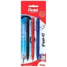Caneta Feel It 0.7mm com 3 Cores - Pentel