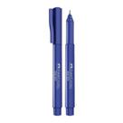 Caneta fine pen 0.4 azul - faber castell