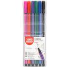 Caneta fineliner 0.4 mm 6 peças