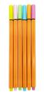 Caneta Fineliner 0.4mm Com 6 Cores Pastel - Onda