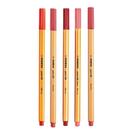 Caneta Fineliner 0.4mm Point 88 5 Tons de Vermelho - Stabilo