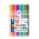 Caneta Fineliner Staedtler Broadliner 0.8mm 10 Cores