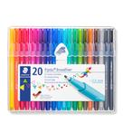 Caneta Fineliner Staedtler Broadliner 0.8mm 20 Cores