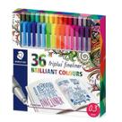 Caneta Fineliner Triplus STAEDTLER Ponta Fina 0.3mm 36 Cores Caneta Fineliner Triplus STAEDTLER Ponta Fina 0.3mm 36 Cores