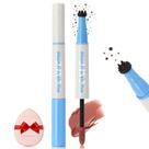 Caneta Freckle Blush HOSAILY 2 em 1 marrom escuro com laranja coral