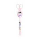 Caneta Gel 0.7mm Ponta Extra Fina c/ Mini Tesoura Segura Acoplada Tema Astronauta Espaço Fofa Kwaii - Unidade