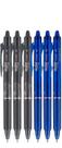Caneta gel Advantage Gifts FriXion Clicker, 6 unidades, preta e azul