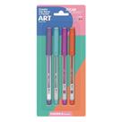 Caneta Gel Art Jocar Office Pastel + Neon 1.0mm 4 Unidades - Leonora Caneta Gel Art Jocar Office Pastel + Neon 1.0mm 4 Unidades - Leonora