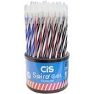 Caneta GEL CIS Spiro 0.7MM Cores Sortidas - Display com 50 Unidades