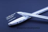 Caneta GEL CIS Trigel 1.0MM Branca Sertic Caneta GEL CIS Trigel 1.0MM Branca Sertic