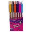 Caneta GEL com Glitter Rebecca Bonbon 6 Cores