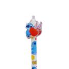 Caneta Gel Decorada 0.5mm Cor Preta Stitch Ponta Fina Divertida Kwaii Escrita Macia Unidade