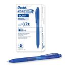 Caneta Gel Energel X RT Pentel 0.7 mm Retrátil Azul Kit 10 UN