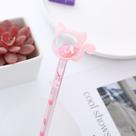Caneta Gel Escolar Gato Glitter Criativo Papelaria Kawaii Para Estudo e Trabalho