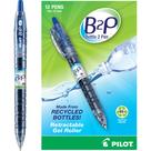 Caneta Gel Pilot B2P - 12 Unidades - Tinta Fine Point Azul