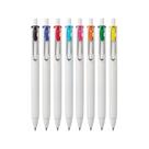 Caneta gel retrátil Uni-Ball One 0,5 mm ponta micro, cores sortidas, 8 unidades