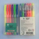 Caneta Gel School Basics Kit 6 Unidades Cores Sortidas