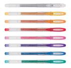 Caneta Gel Signo Sparkling c/ Glitter ROSA 0.7mm Uni-ball