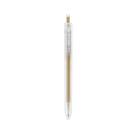 Caneta Gel Tili Freeze 0.8mm Prata, Dourado e Branco - Tilibra Escrita Macia Cintilante Metalizada