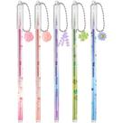 Caneta GEL TRIS Amuleto Apagável 0,7MM com Pingentes Florais Display com 15