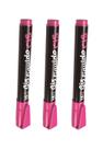 Caneta Giz Líquido P/Vidro Lousa Vitrine Rosa Kit com 3