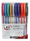Caneta Glitter Gel - 1.0mm - com 10 unidades - KIT Caneta Glitter Gel - 1.0mm - com 10 unidades - KIT