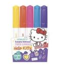 Caneta Hidrocor 3 Linhas Hello Kitty Estojo C/ 5 Cores - 72716