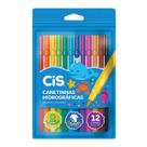 Caneta Hidrocor Cis Com 12 Unid Color Estojo