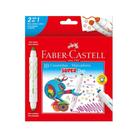 Caneta Hidrocor Faber Castell Super Duo 2 em 1 10 Cores Caneta Hidrocor Faber Castell Super Duo 2 em 1 10 Cores