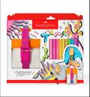 Caneta Hidrocor Fine Pen Com 10 Cores+Shoulder Bag Faber Castell Caneta Hidrocor Fine Pen Com 10 Cores+Shoulder Bag Faber Castell